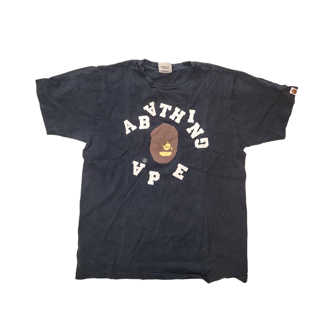 BAPE Broken College Tee Black (M)