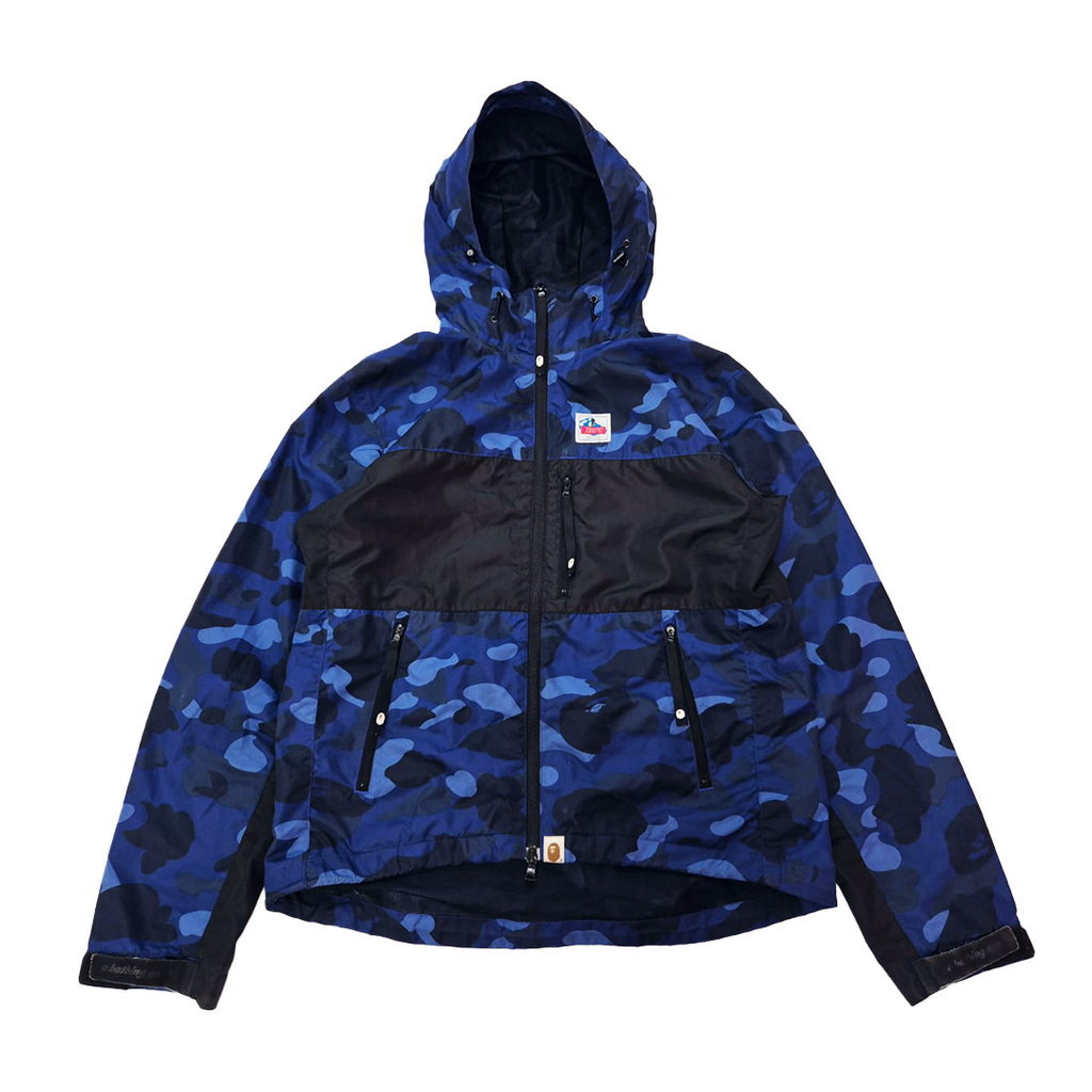 BAPE Camo Blue Mountain Jacket (M)