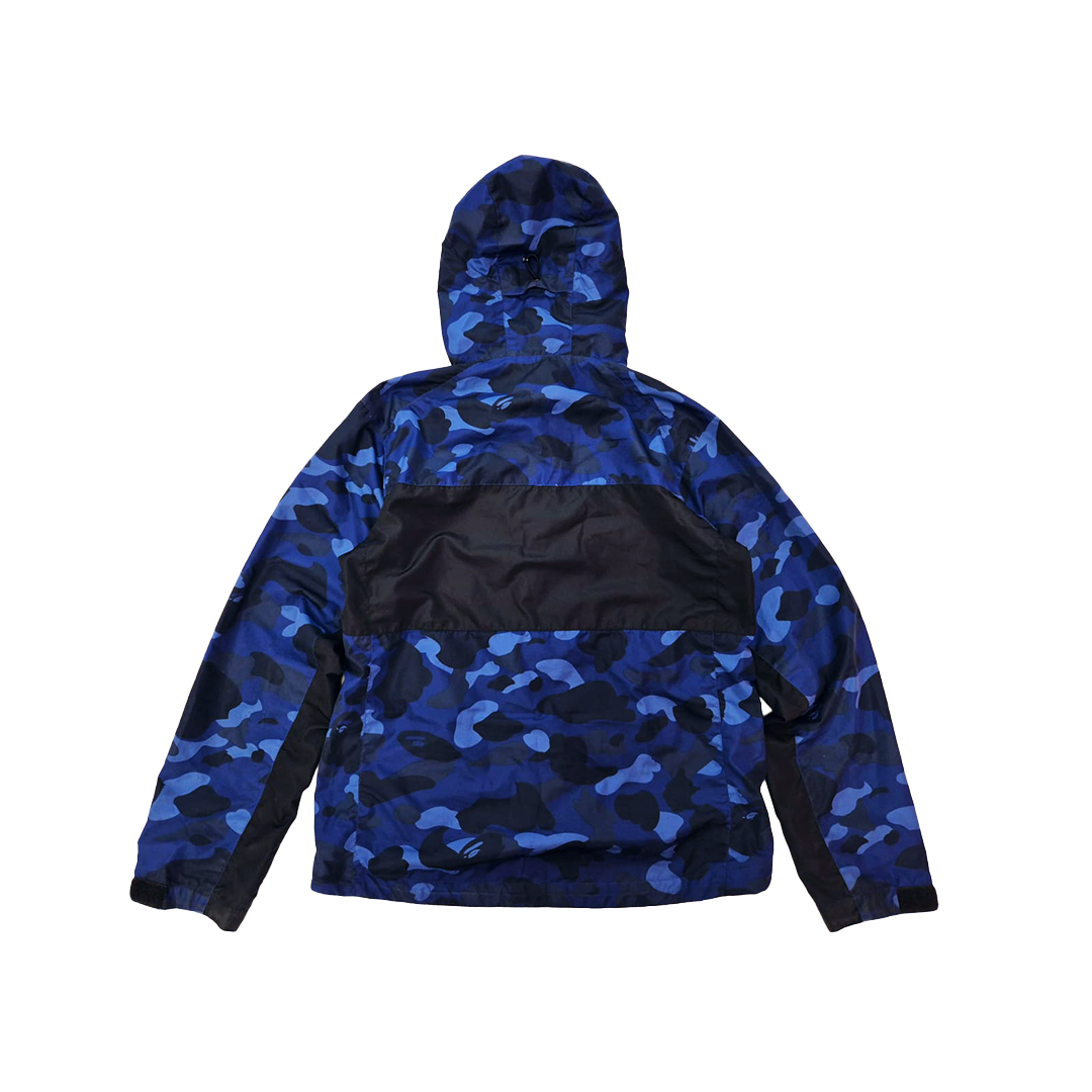 BAPE Camo Blue Mountain Jacket (M)