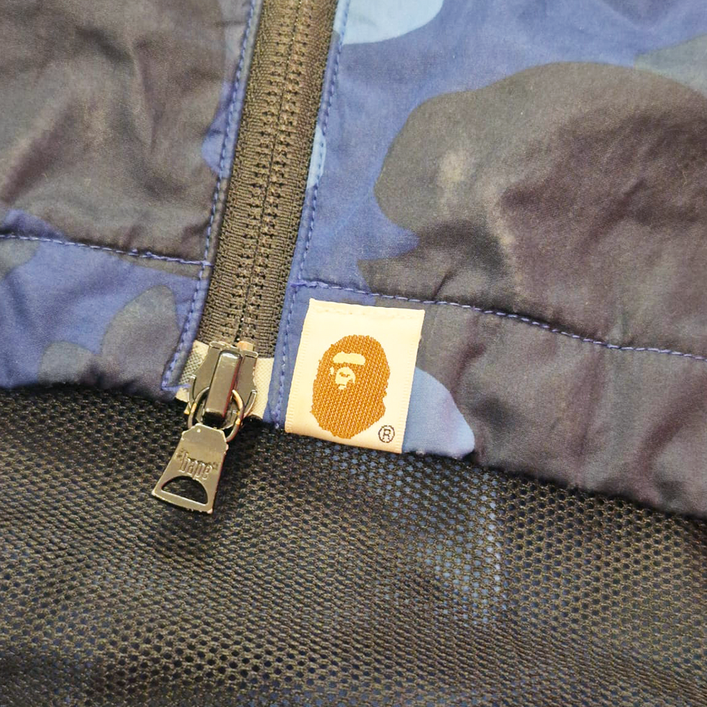 BAPE Camo Blue Mountain Jacket (M)