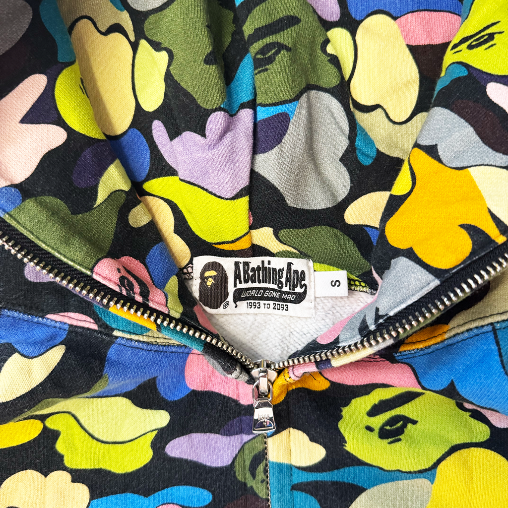 BAPE 2023 Multi Camo Shark Full Zip Hoodie (S)