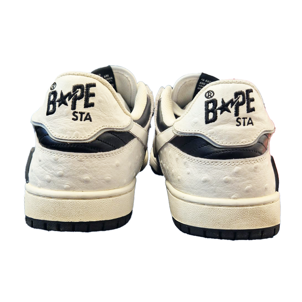 BAPE SK8 Sta Black & White (US11 - EU45) - 8/10