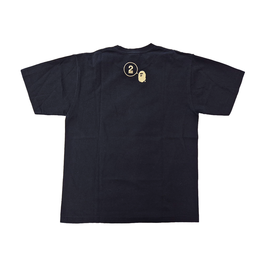 BAPE 2th Anniversary Paris Store Exclusive Black Tee (L)