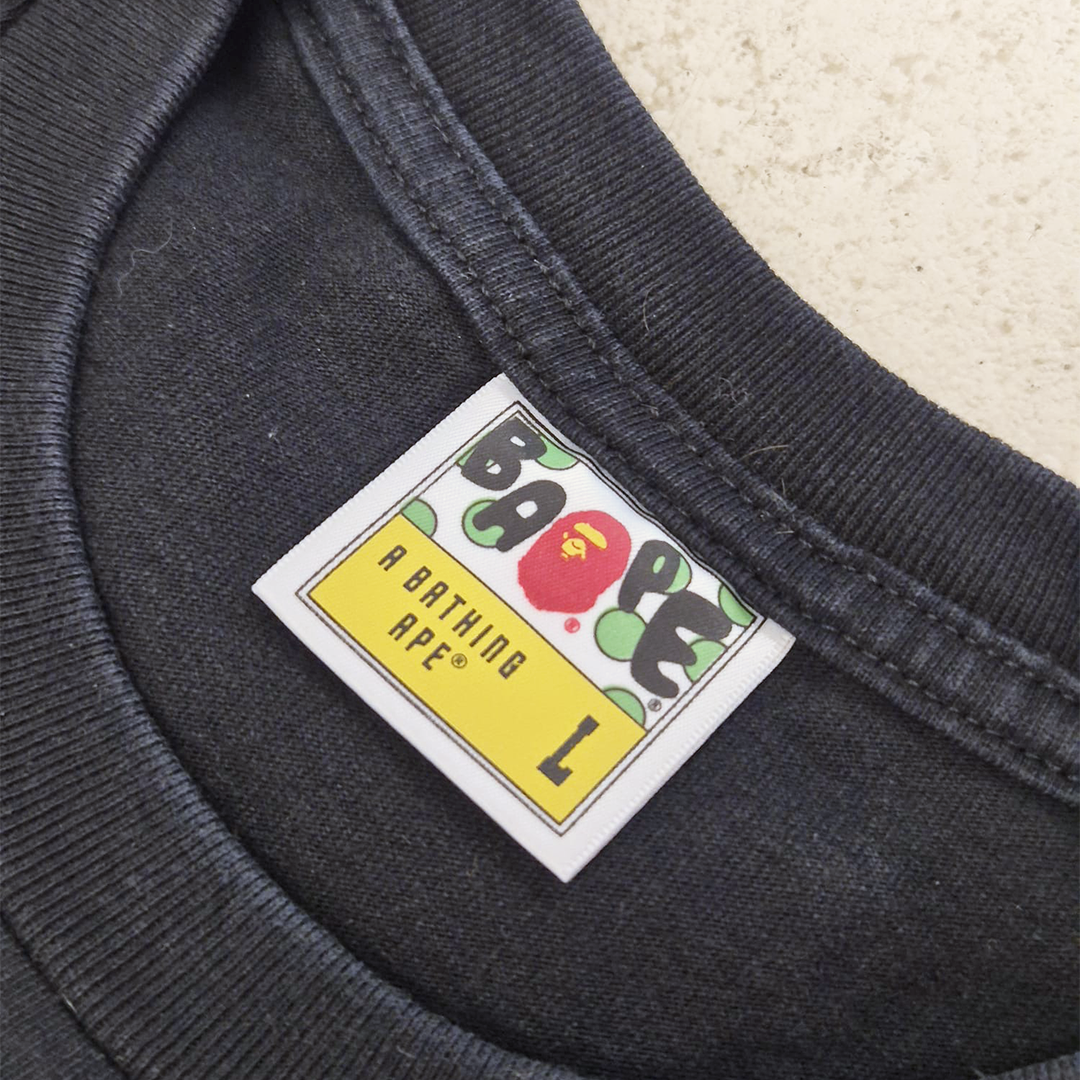 BAPE 2th Anniversary Paris Store Exclusive Black Tee (L)