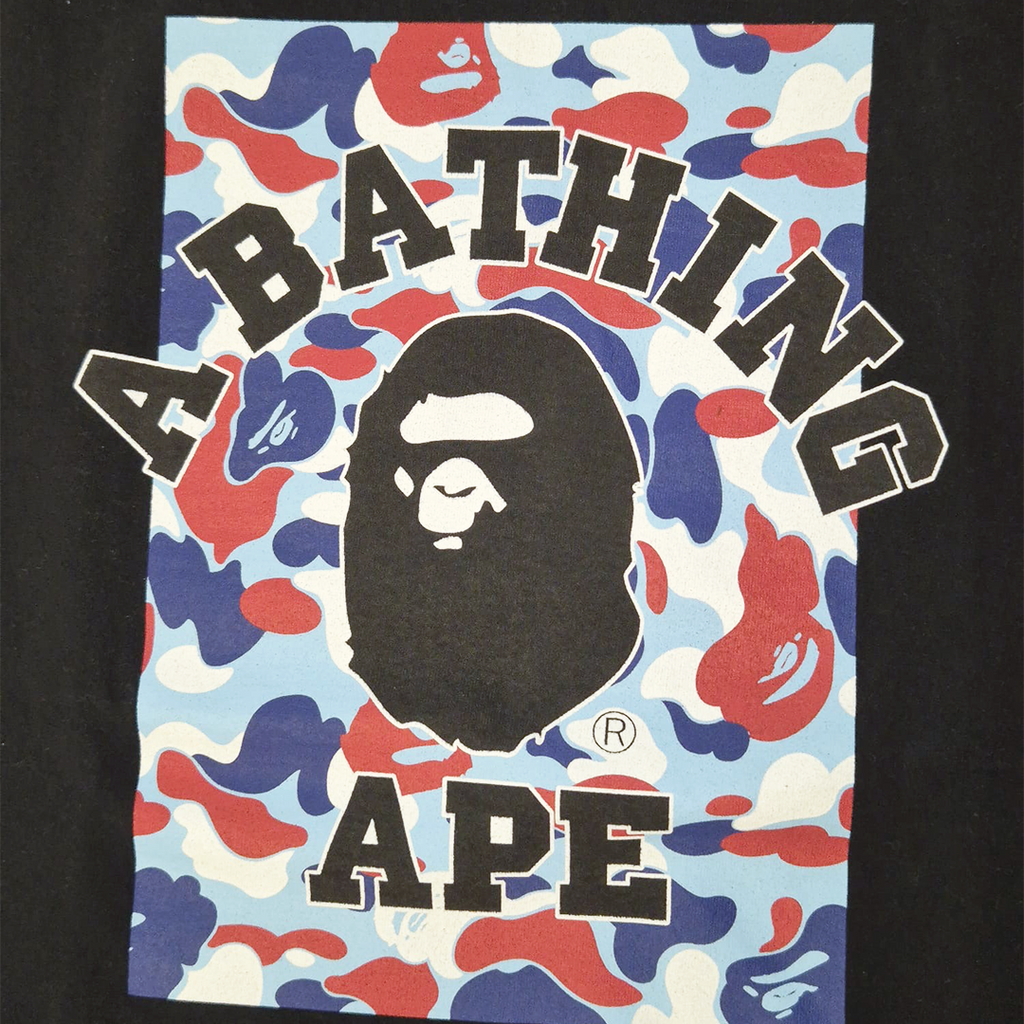 BAPE 2th Anniversary Paris Store Exclusive Black Tee (L)