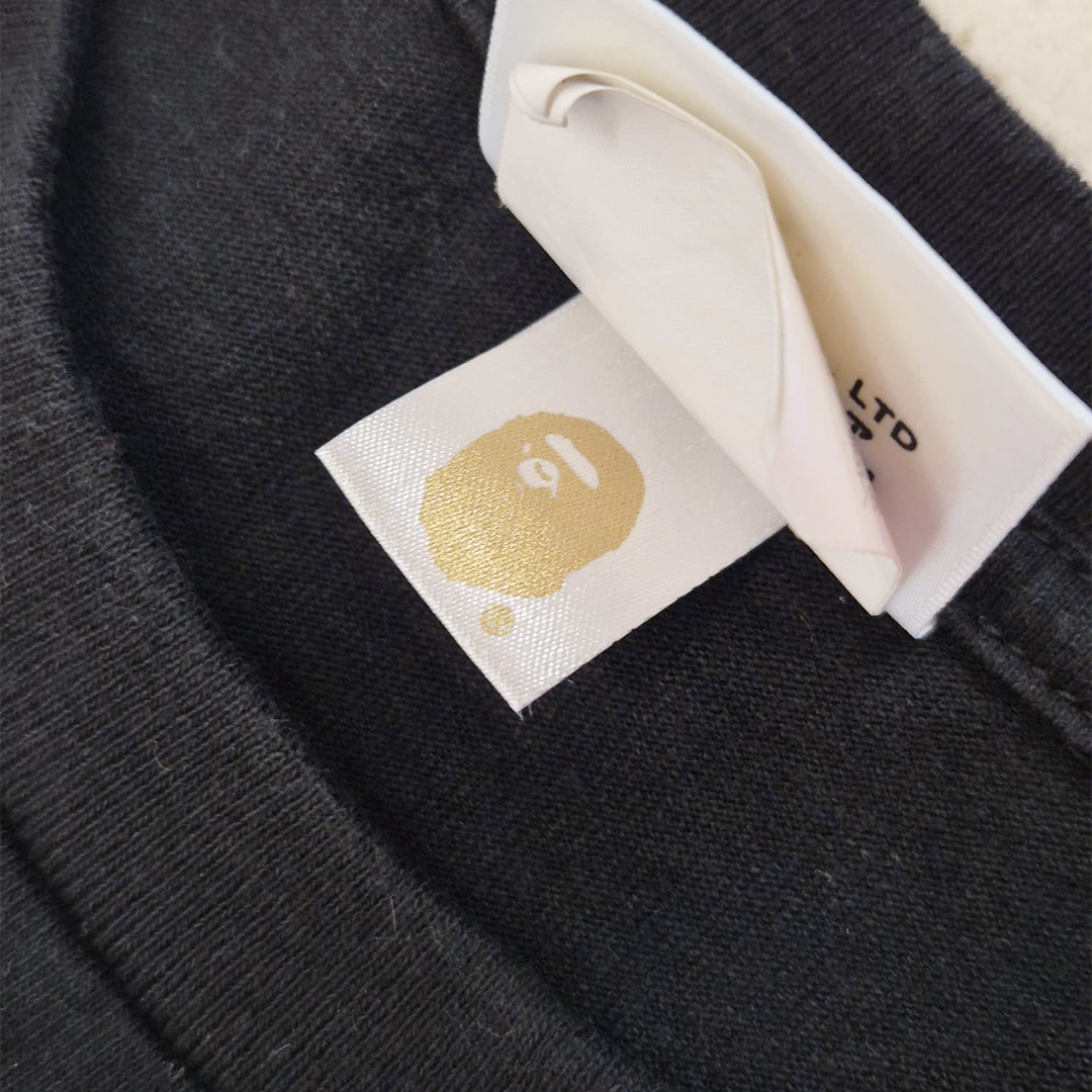 BAPE 2th Anniversary Paris Store Exclusive Black Tee (L)