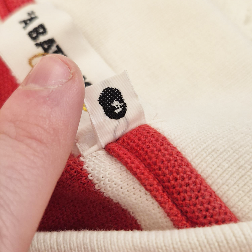 BAPE Multicolor Striped Polo (L)