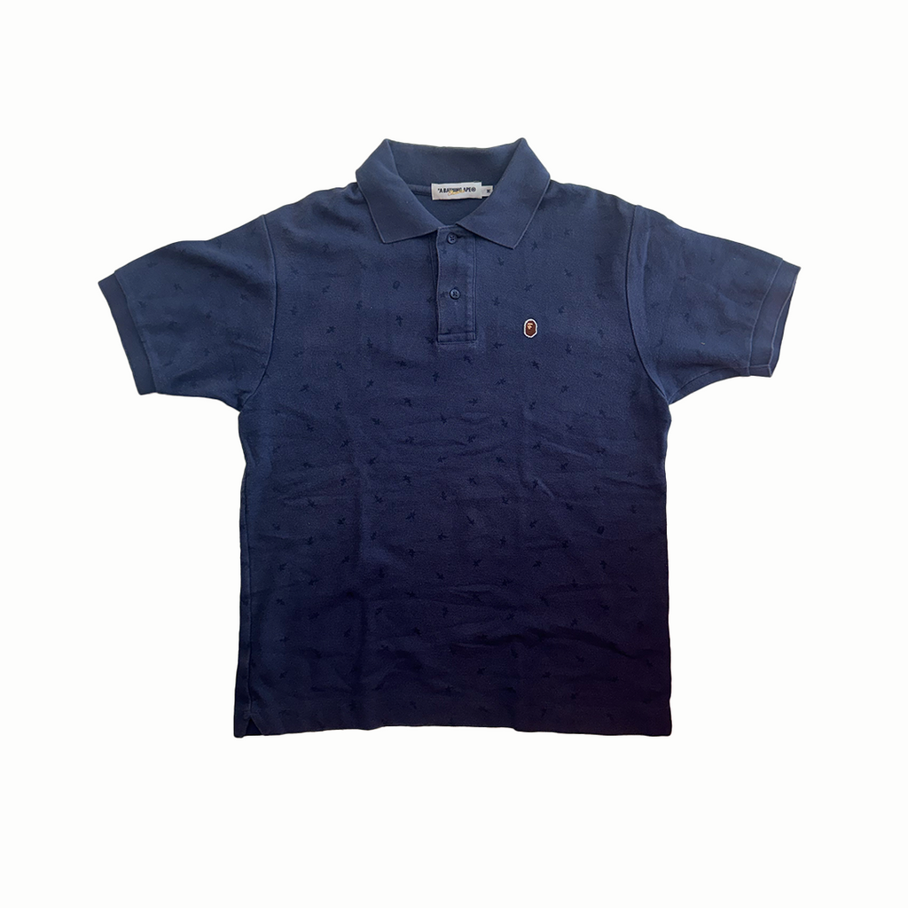 BAPE Blue Vintage Polo (M)