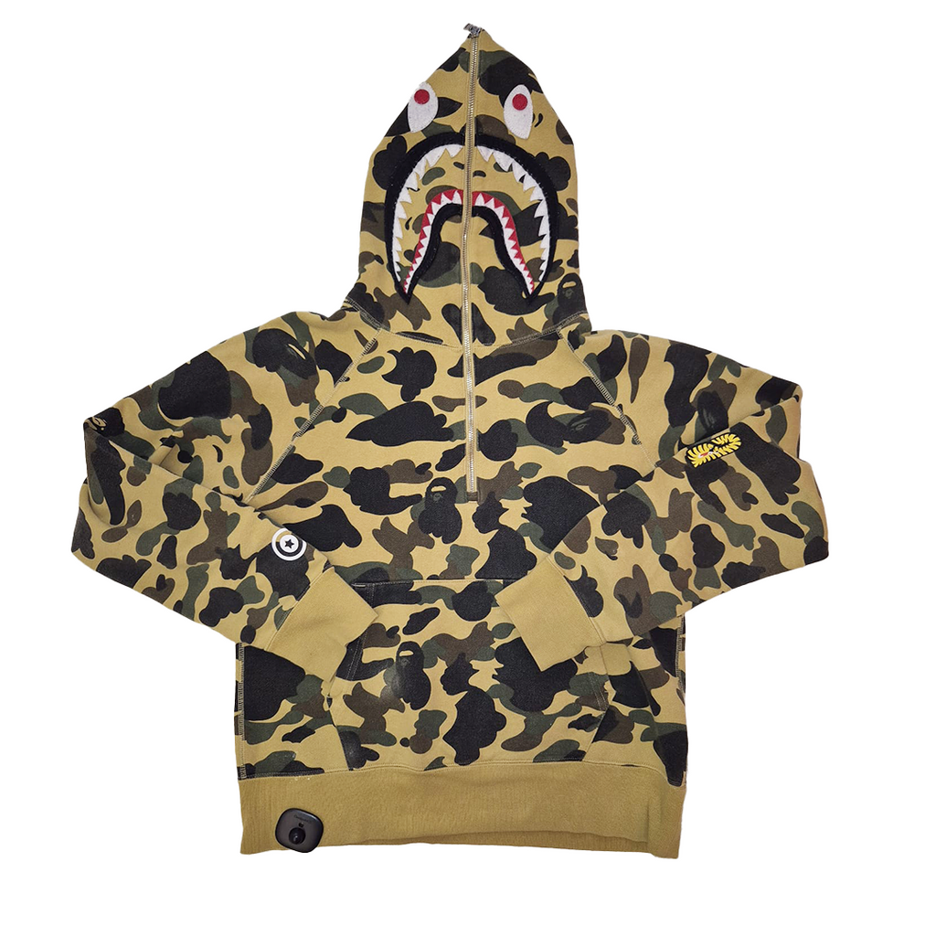 BAPE PONR Half-Zip Camo Sweater (M)