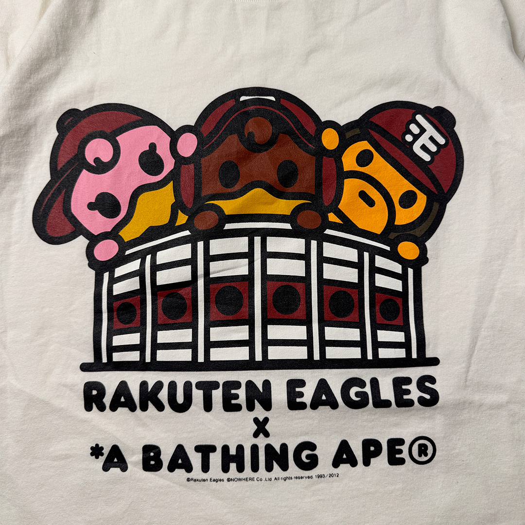 BAPE x Rakuten Eagles White Tee (M)