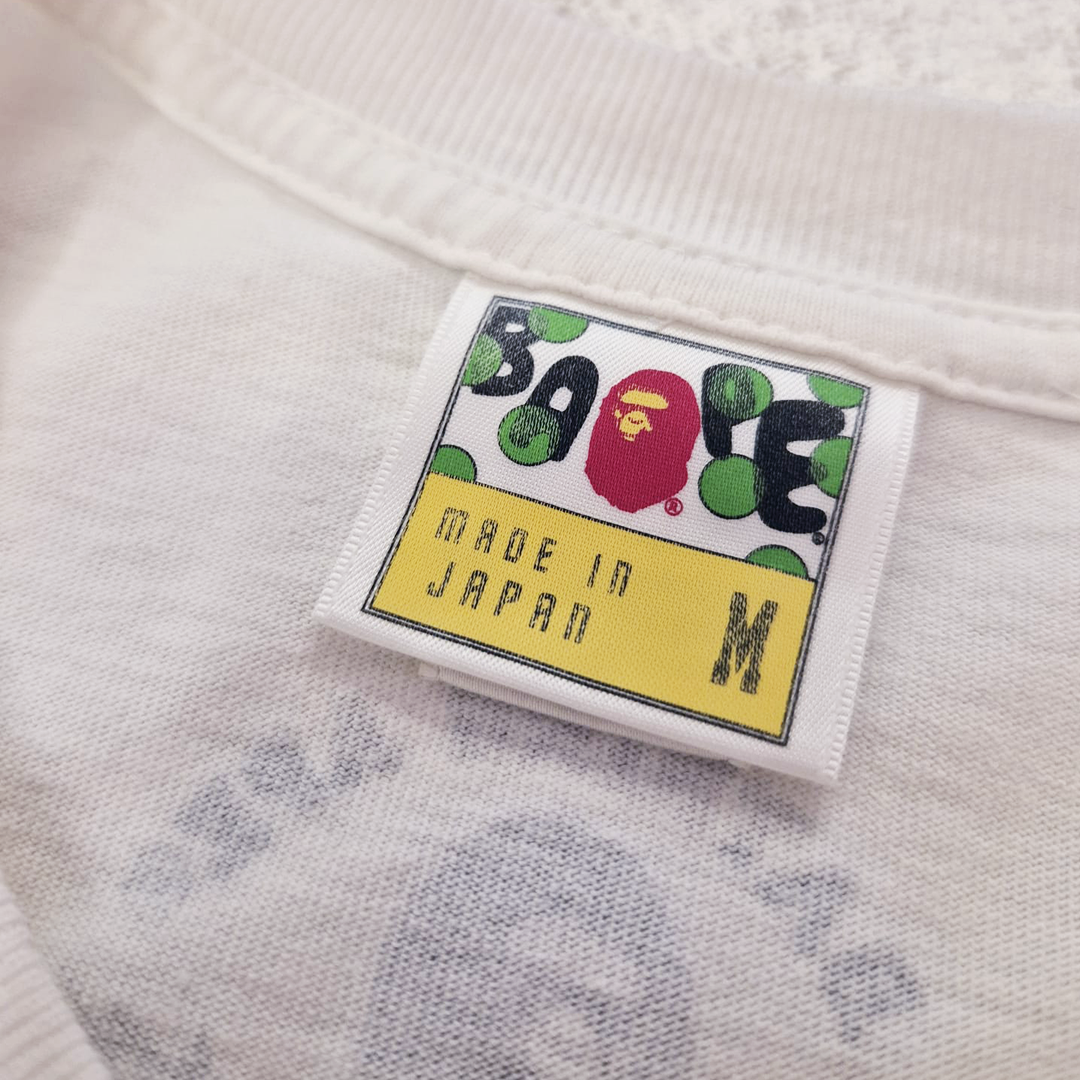 BAPE Baby Milo Rope White Tee (M)