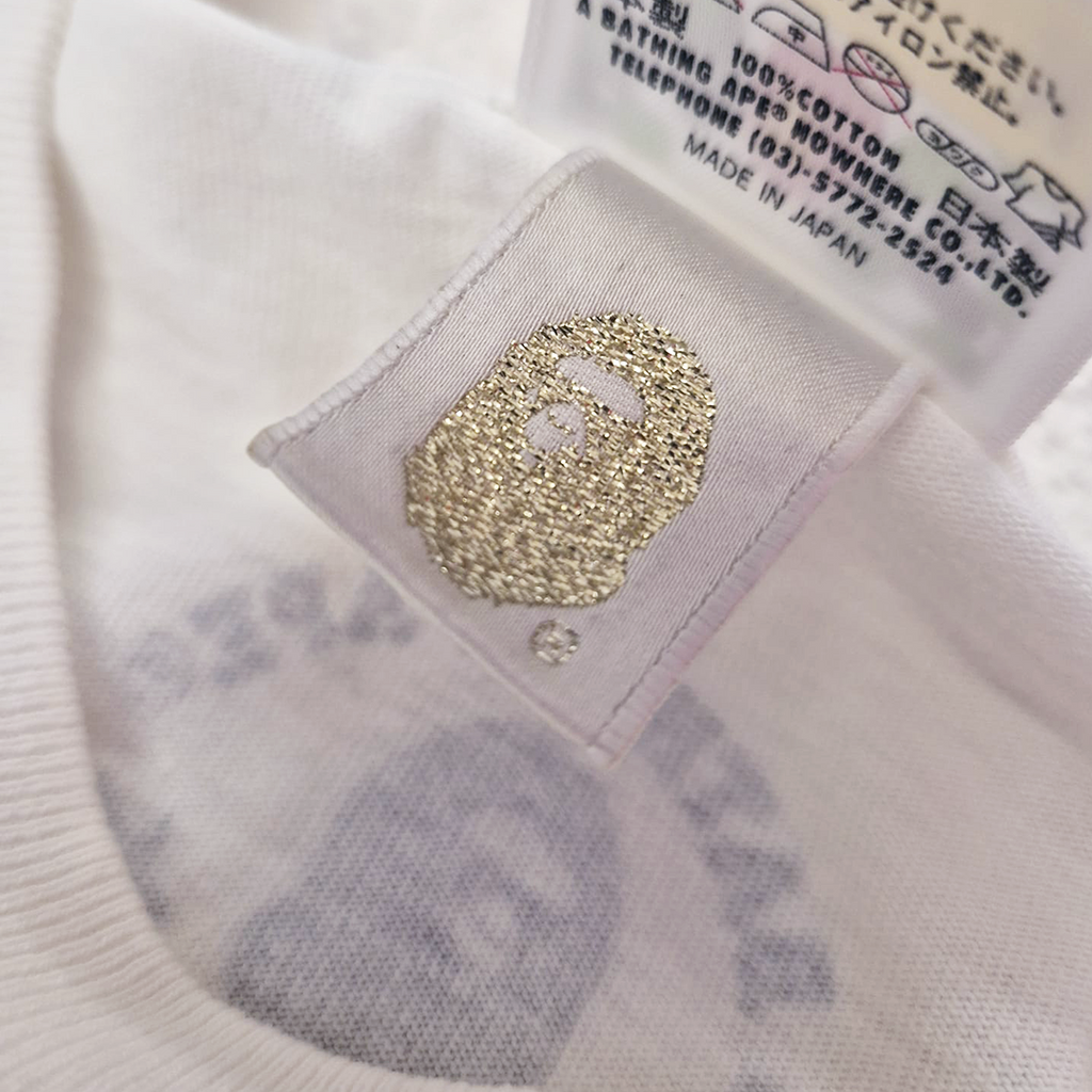 BAPE Baby Milo Rope White Tee (M)