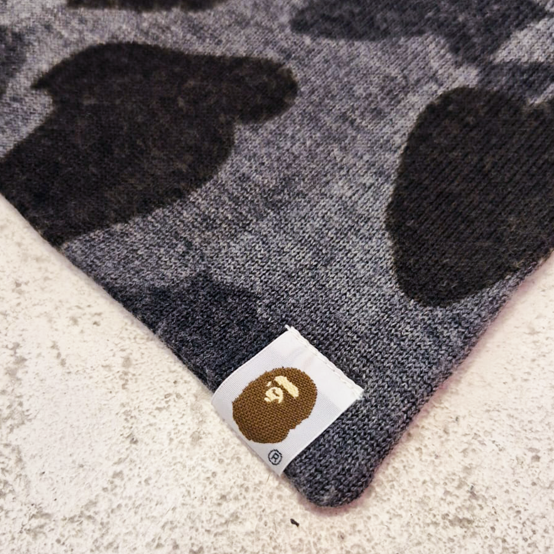 BAPE Camo Grey Scarf (OS)