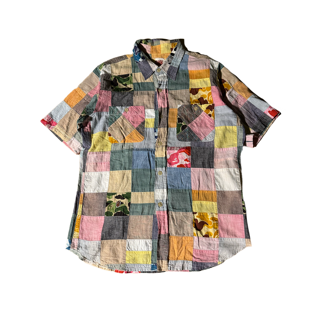 BAPE Patchwork Multi Camo S/S Shirt (L)