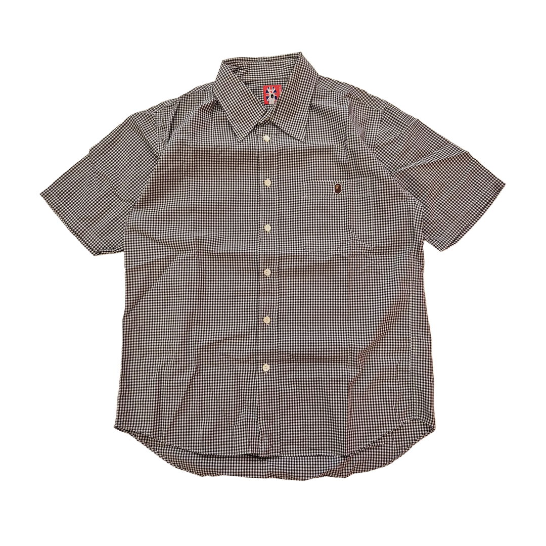 BAPE Vintage Check S/S Shirt (M)