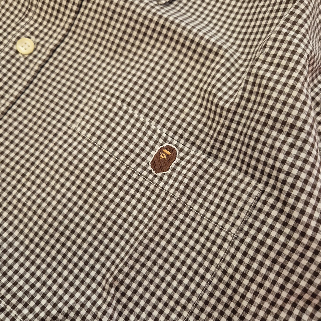 BAPE Vintage Check S/S Shirt (M)