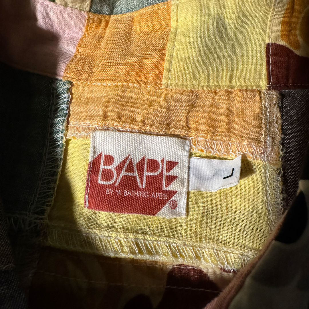 BAPE Patchwork Multi Camo S/S Shirt (L)