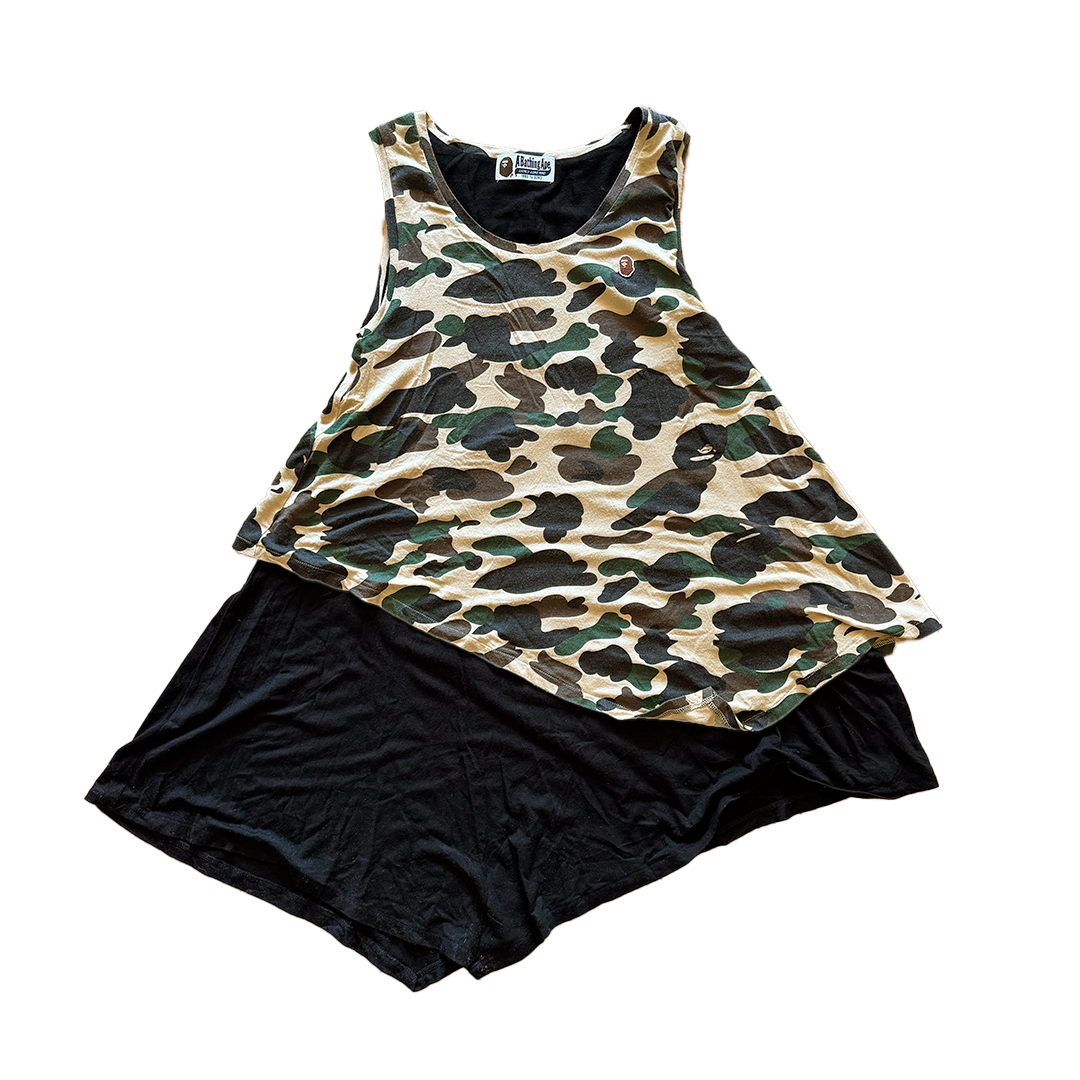 BAPE Camo Tanker Top Skirt (FREE SIZE)