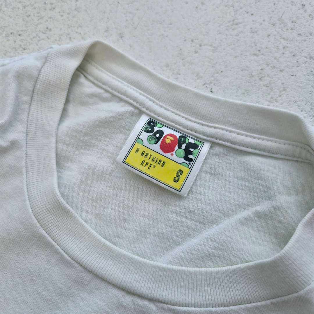 BAPE Sta Camo White Tee (S)