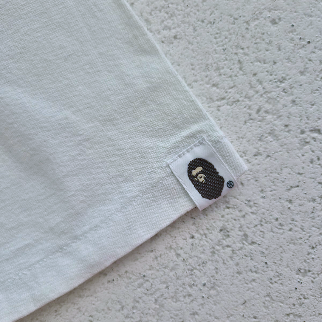 BAPE Sta Camo White Tee (S)