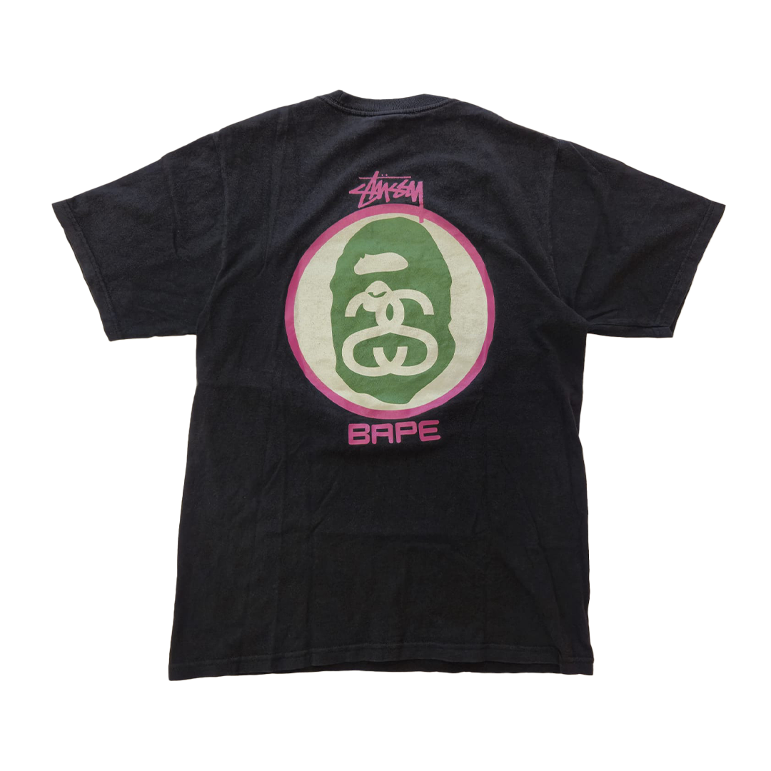 Stussy x Bape 2013 Black Tee (S)