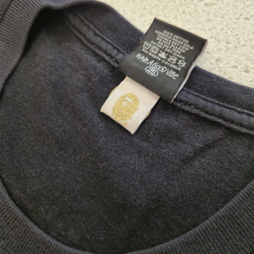 Stussy x Bape 2013 Black Tee (S)