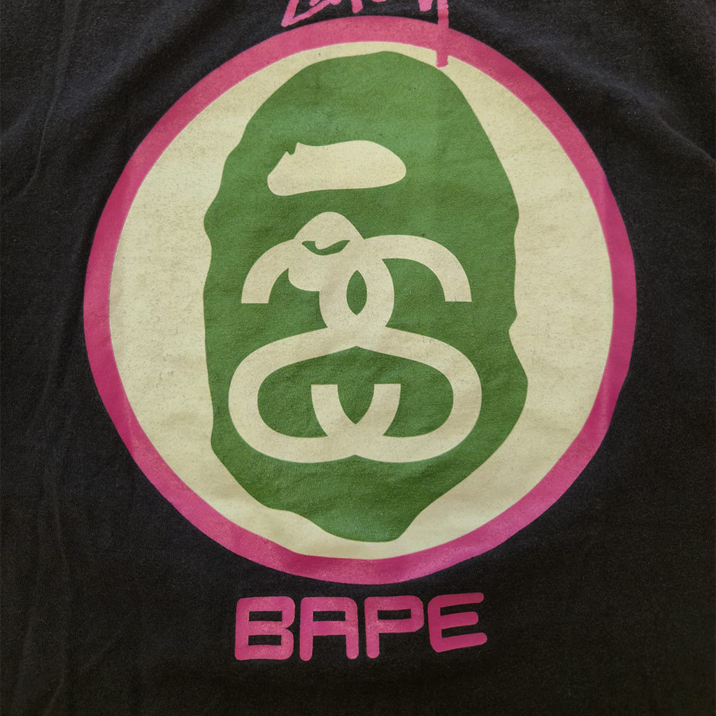 Stussy x Bape 2013 Black Tee (S)