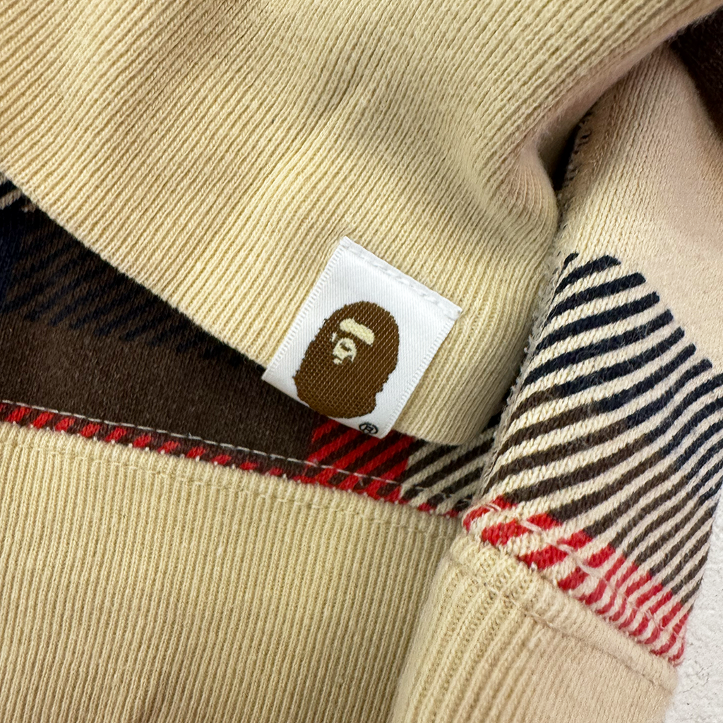 BAPE Check Tartan Wide Fit Sweater (M)