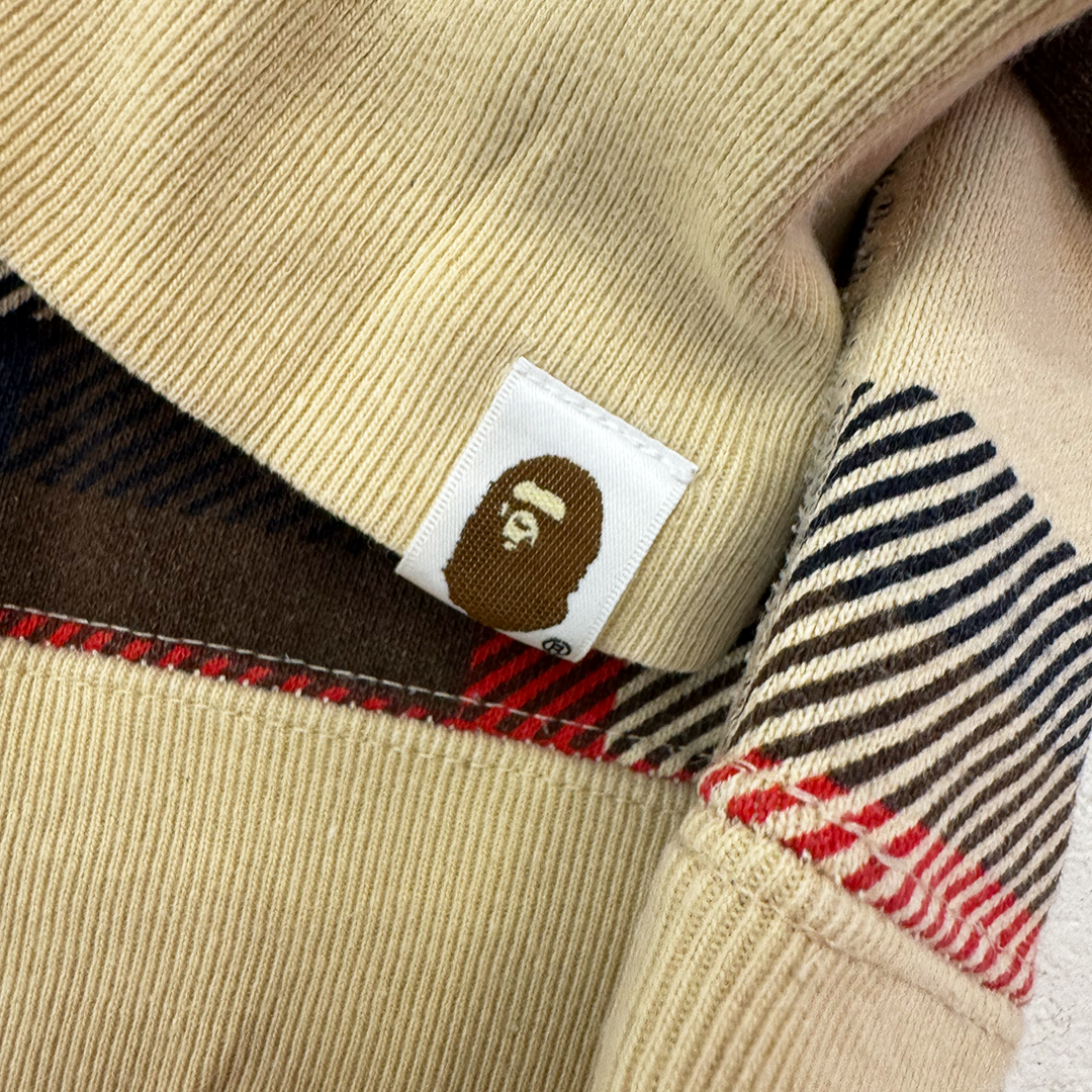 BAPE Check Tartan Wide Fit Sweater (M)