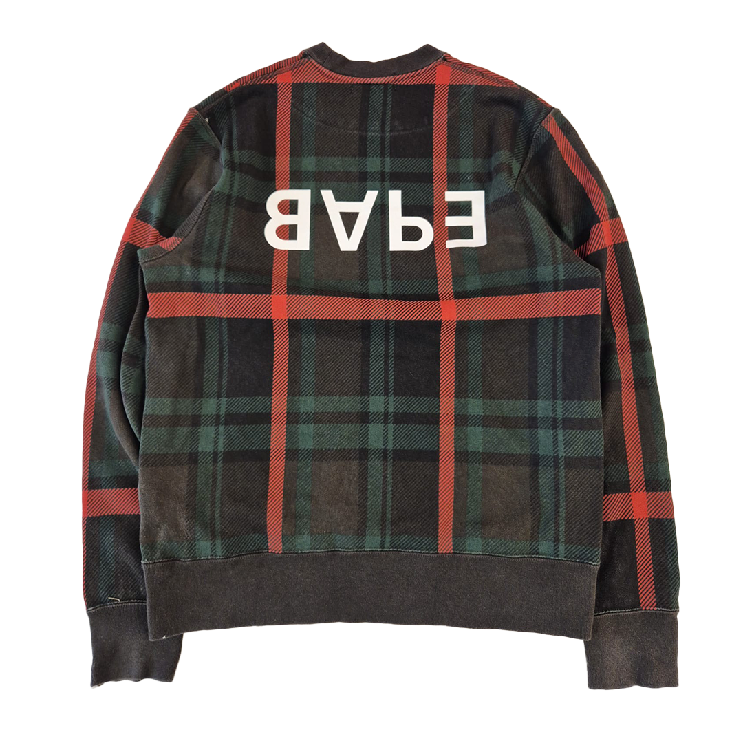 BAPE Check Tartan Sweater (M)