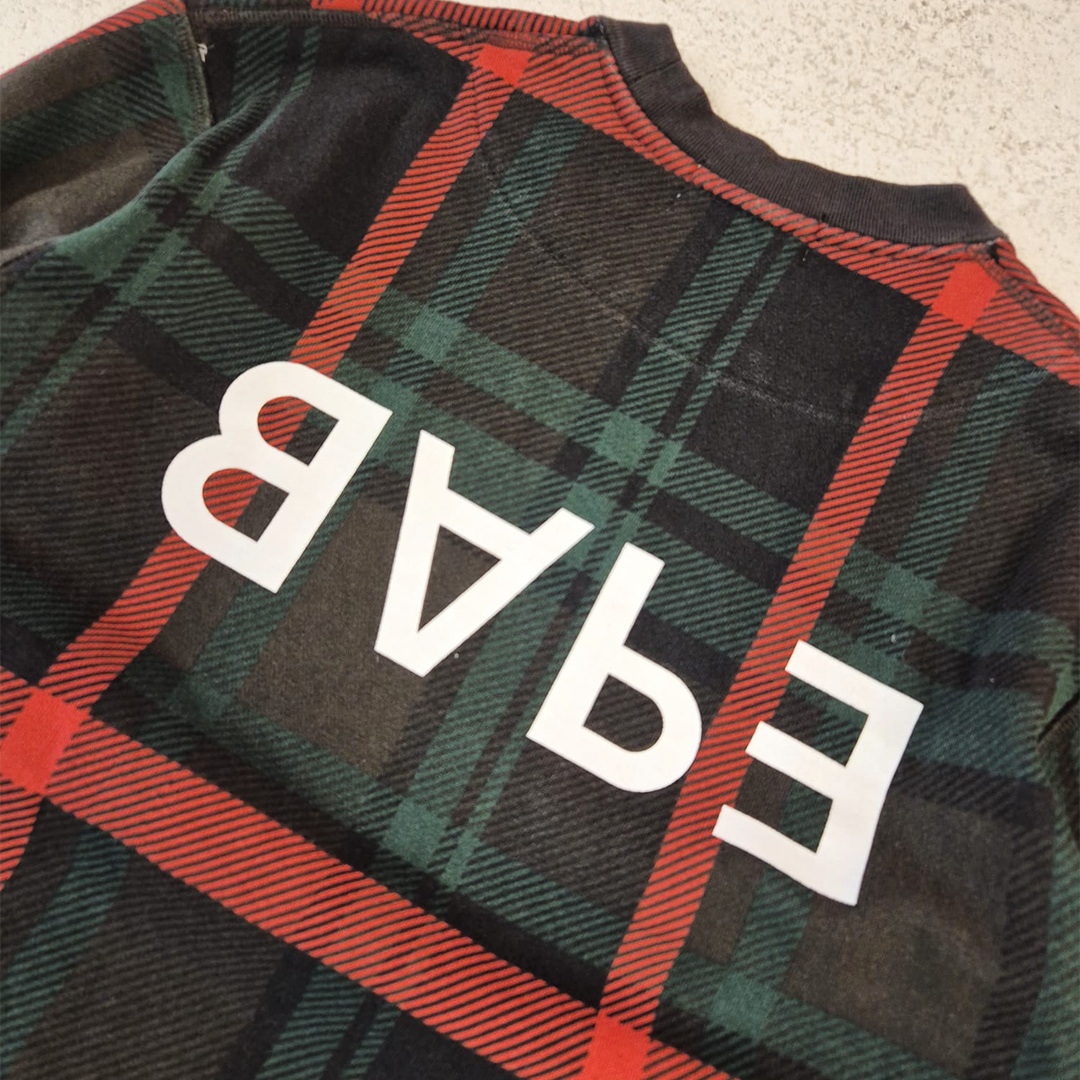 BAPE Check Tartan Sweater (M)