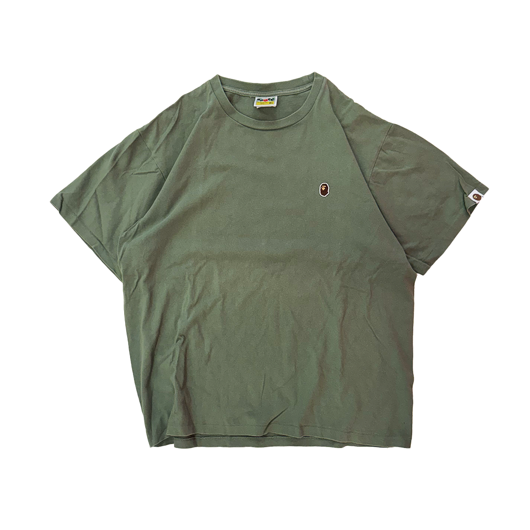 BAPE Small Logo Green Tee (XL)