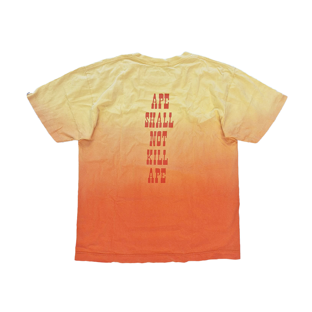BAPE 2001 Gutan Man Gradient Tee (L)