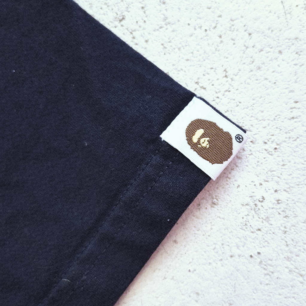 BAPE College & Big Head Relaxed Split Tee (L)