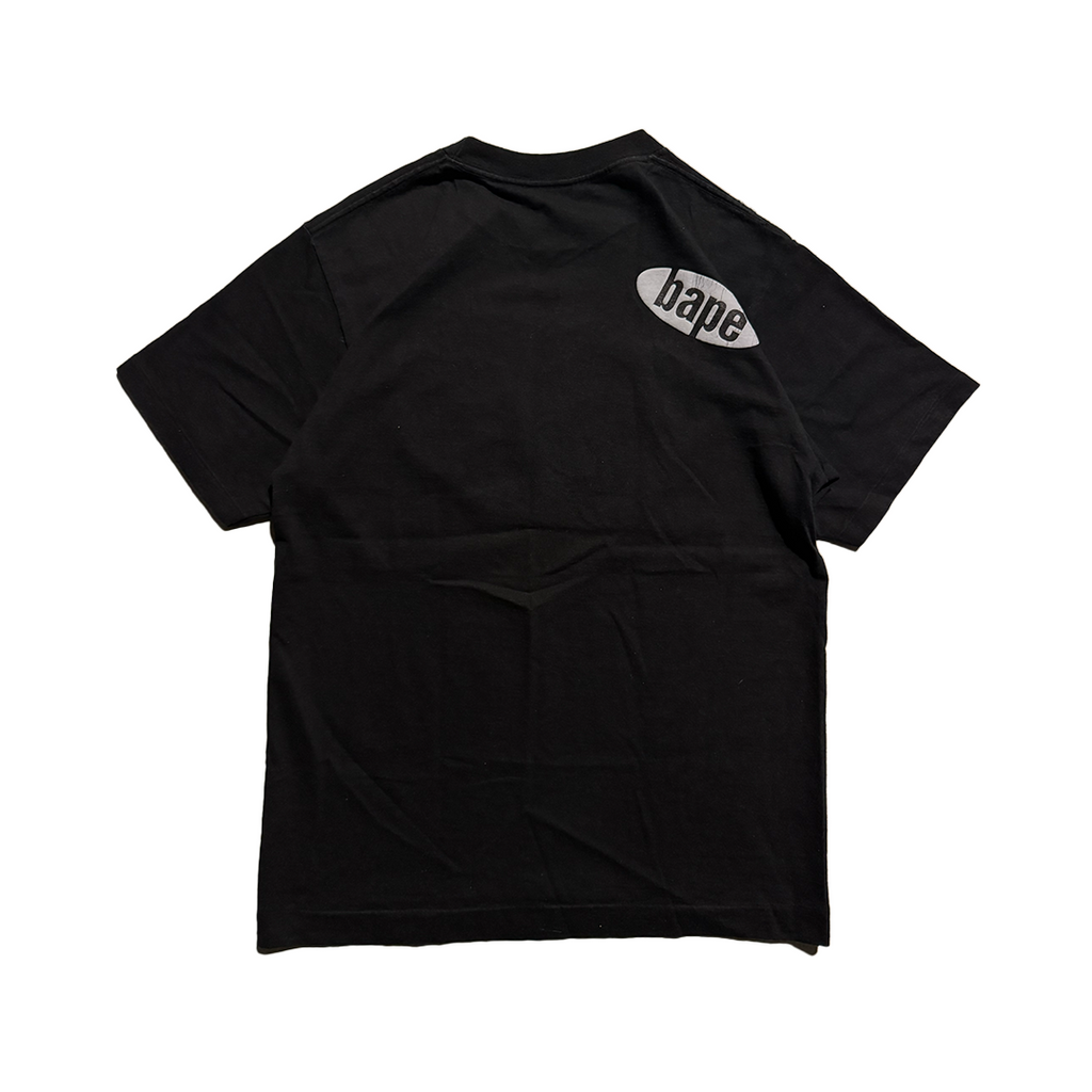 BAPE Bathing Ape Spellout Black Tee (M)