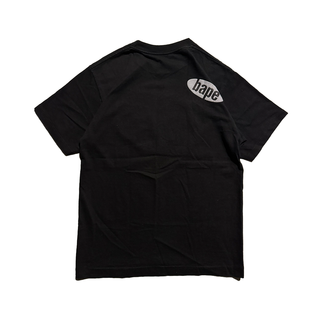 BAPE Bathing Ape Spellout Black Tee (M)