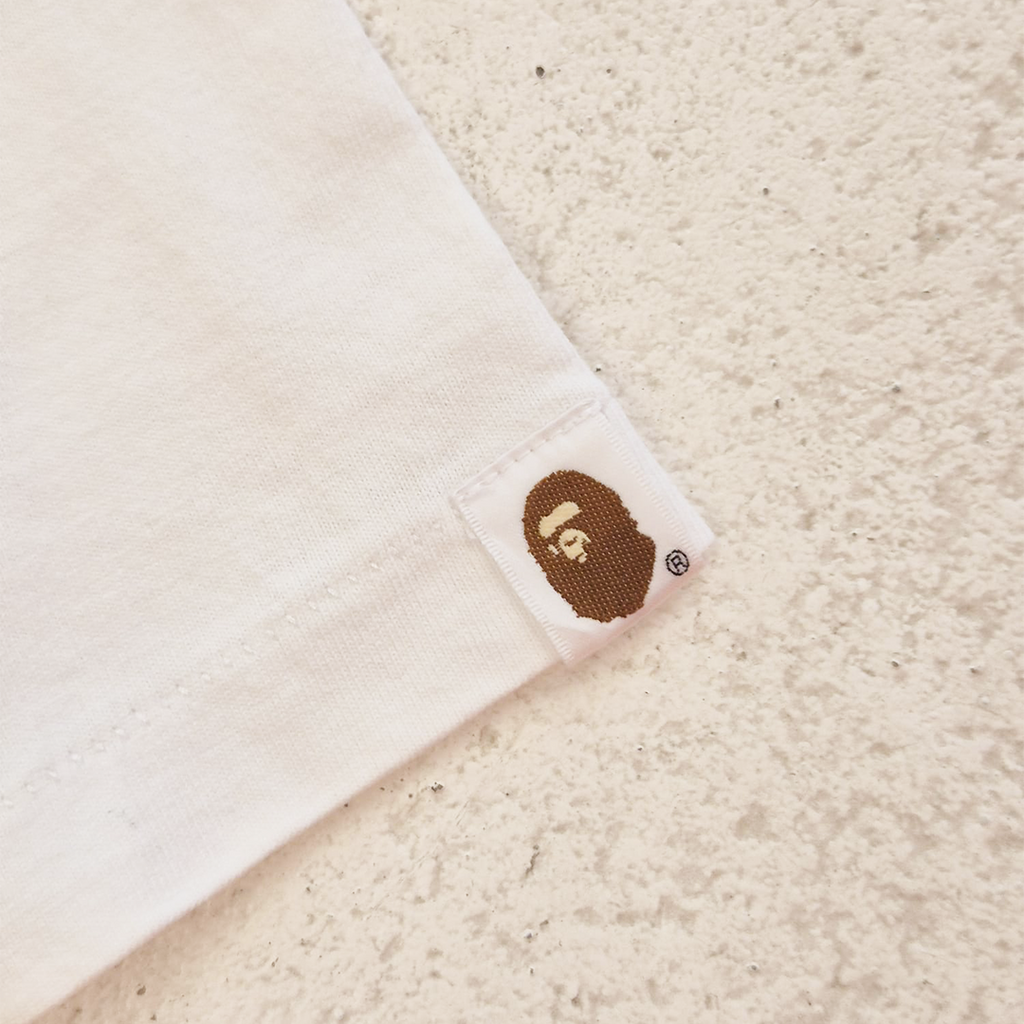 BAPE College Roses White Tee (M)