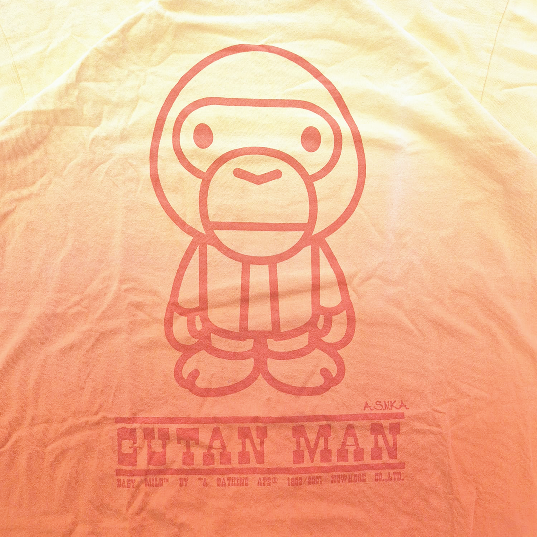 BAPE 2001 Gutan Man Gradient Tee (L)