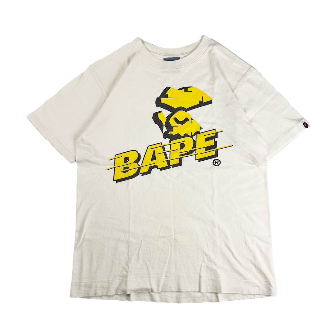 BAPE Mad Ape Vintage 90s White Tee (S)