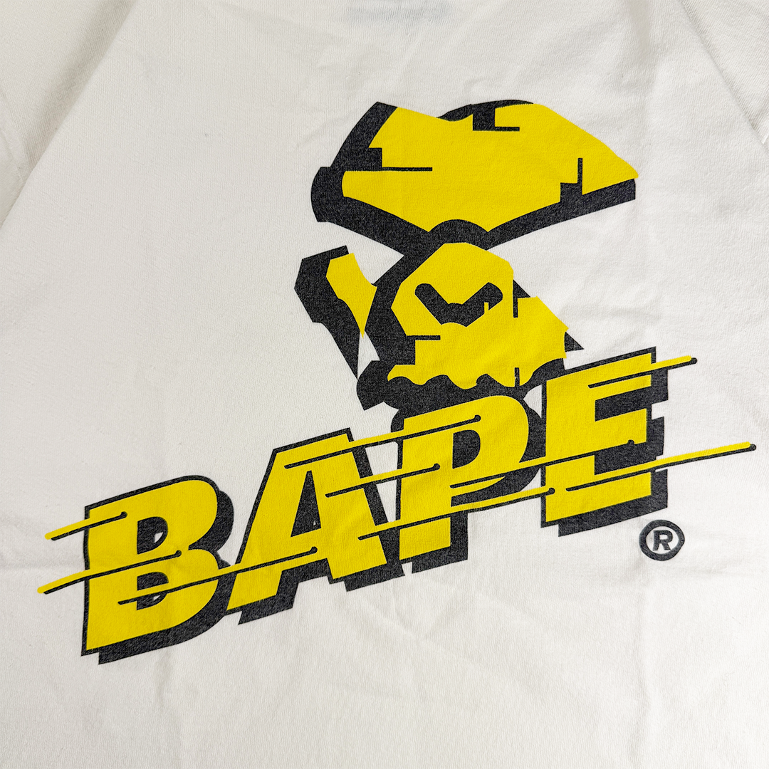 BAPE Mad Ape Vintage 90s White Tee (S)