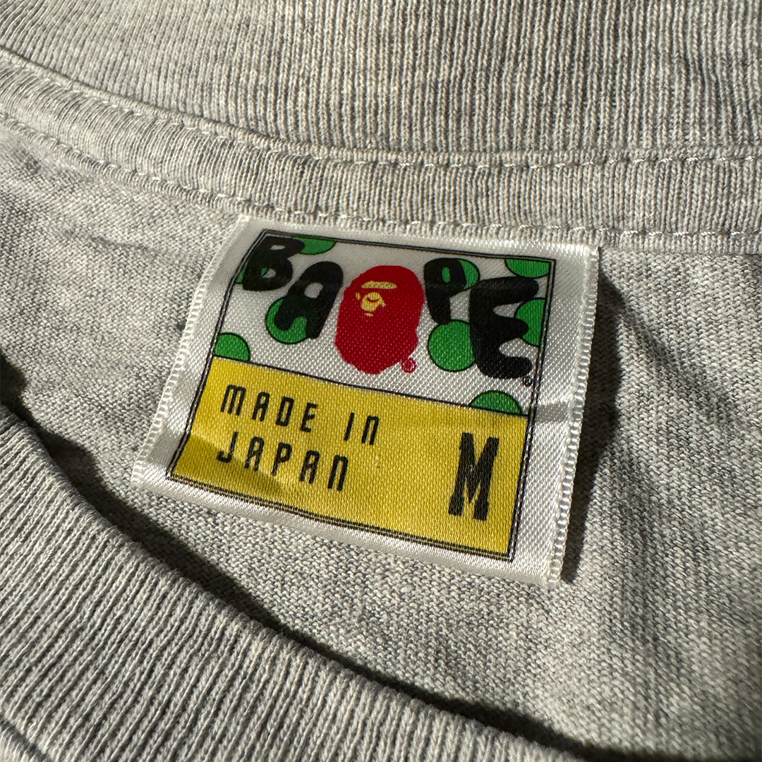 BAPE Baby Milo Cisor Grey Tee (M)