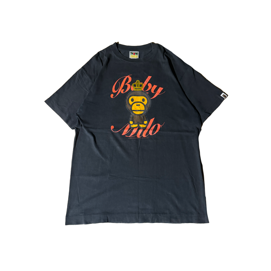BAPE Baby Milo King Black Tee (L)