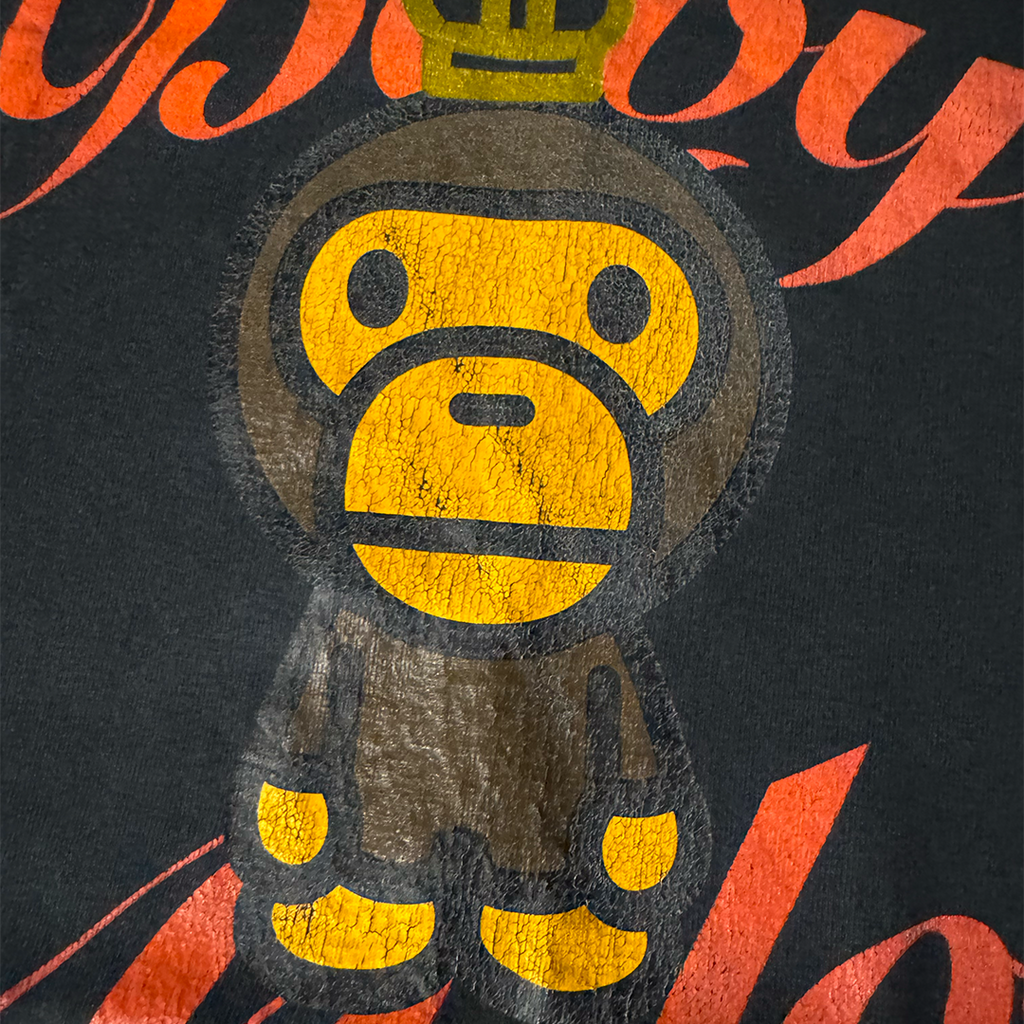 BAPE Baby Milo King Black Tee (L)