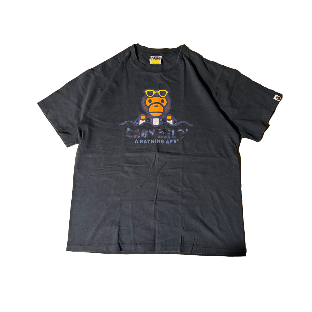 BAPE Baby Milo Float Black Tee (XL)