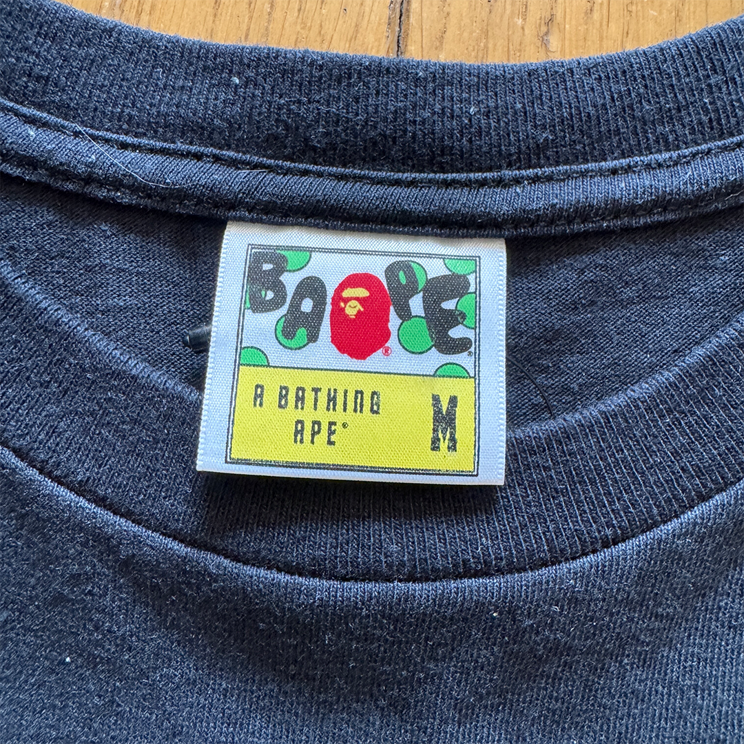 BAPE Baby Milo & Friends Black Tee (M)