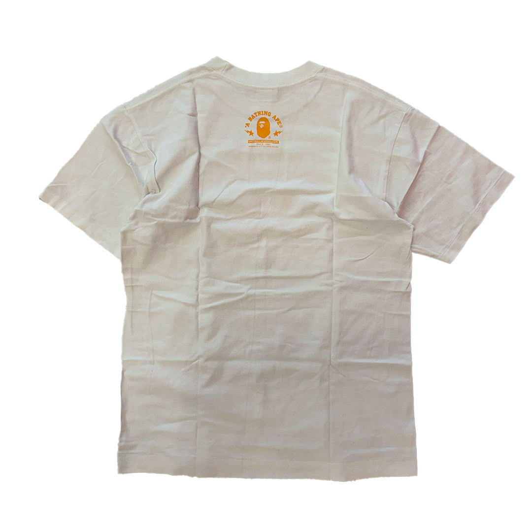 BAPE Baby Milo Laughing White Tee (M)