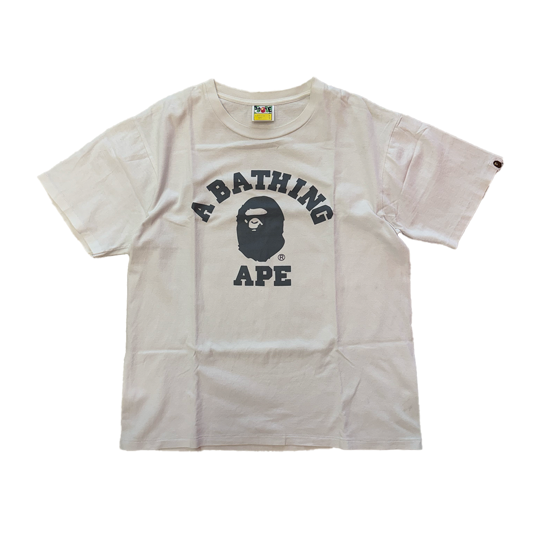 BAPE College White Tee (L)