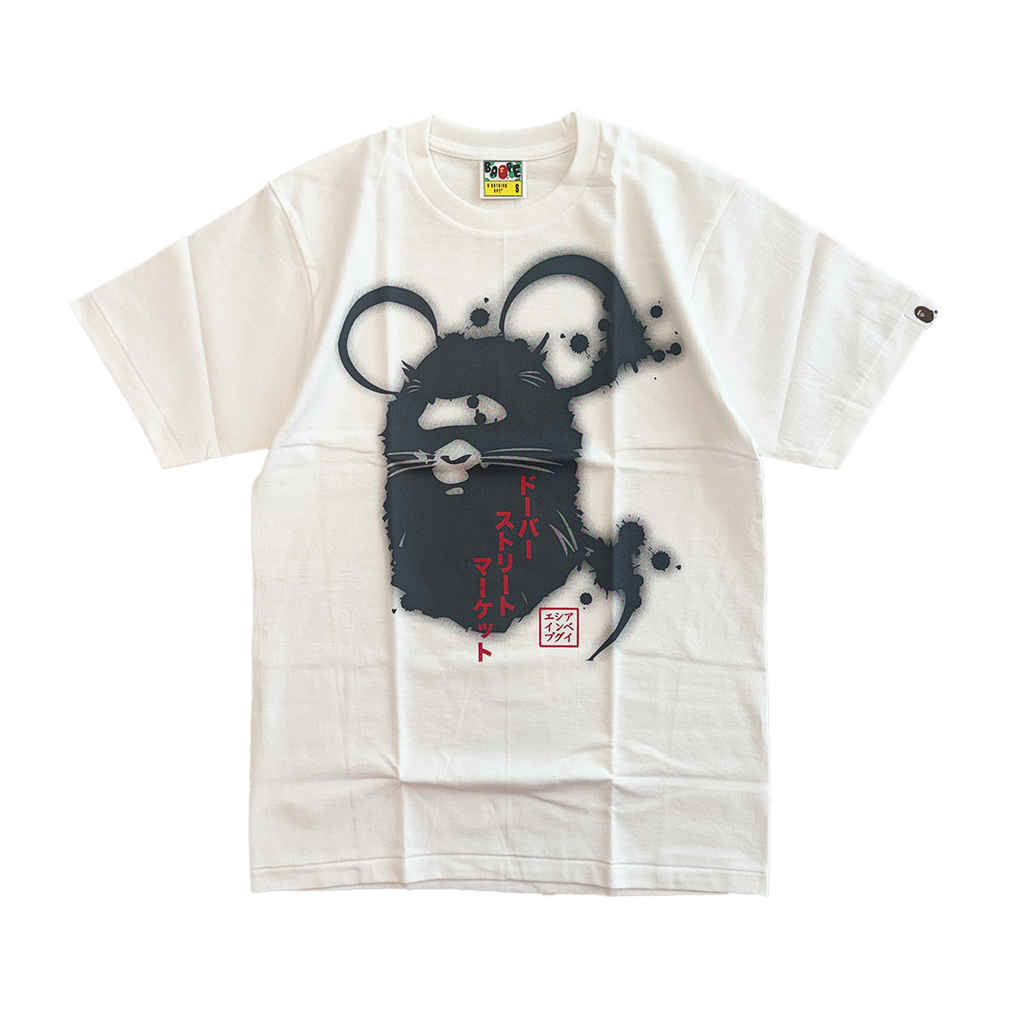 BAPE x DSM Year of the Rat White Tee (S)