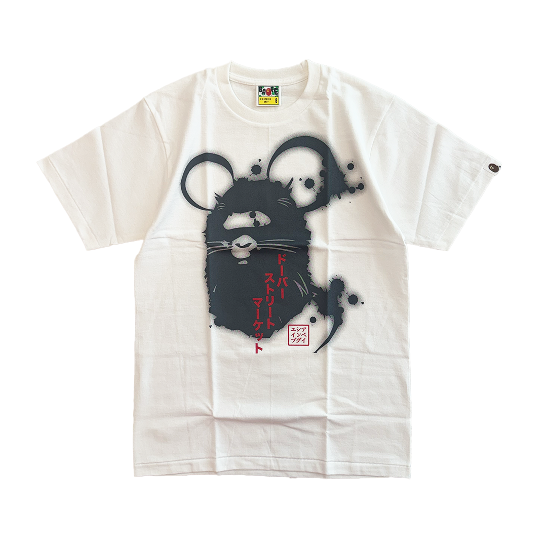 BAPE x DSM Year of the Rat White Tee (S)