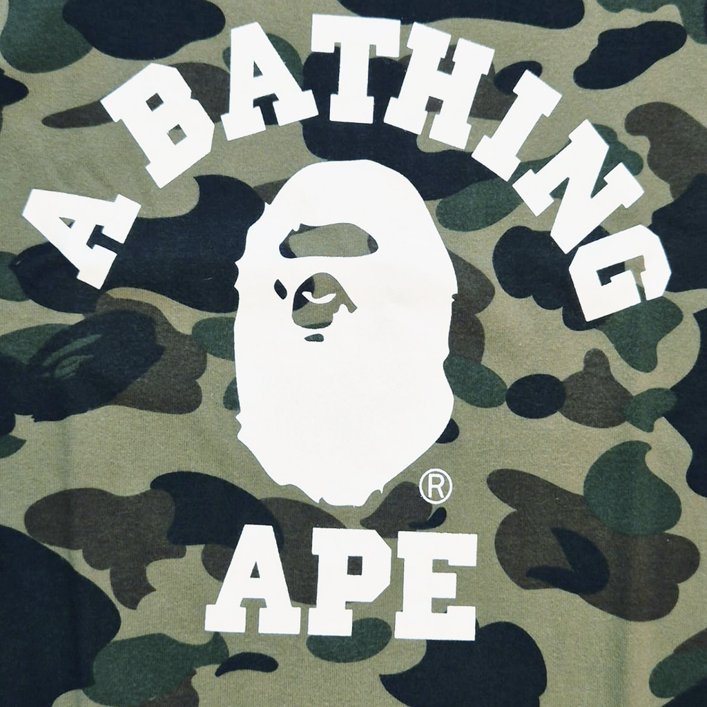 BAPE College Camo Tee (M)